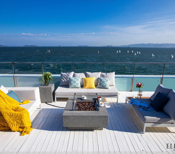 Elementi Manhattan gas fire pit table 7