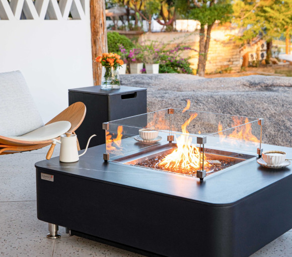 Elementi Fires Copenhagen Gas Fire Pit Table 13