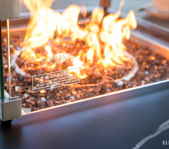 Elementi Fires Copenhagen Gas Fire Pit Table 15