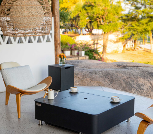 Elementi Fires Copenhagen Gas Fire Pit Table 6