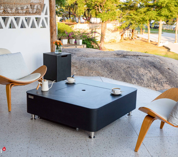 Elementi Fires Copenhagen Gas Fire Pit Table 2