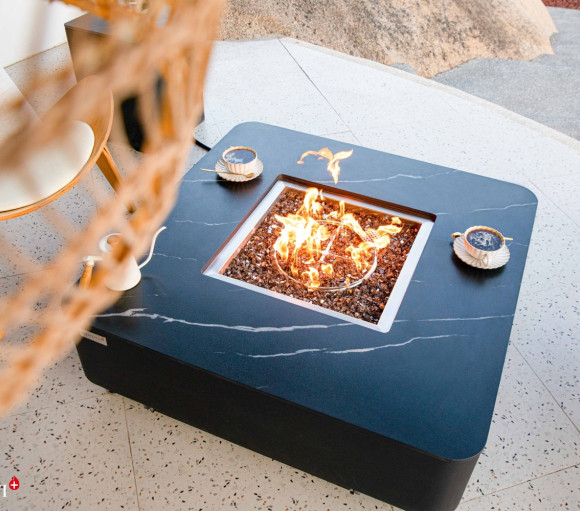 Elementi Fires Copenhagen Gas Fire Pit Table 5
